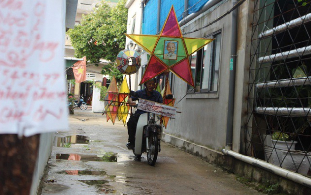 Người thợ làm đèn lồng hiếm hoi trên đất Thành Sen